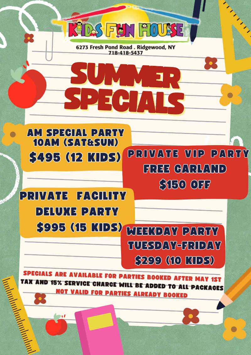 Back to School Specials